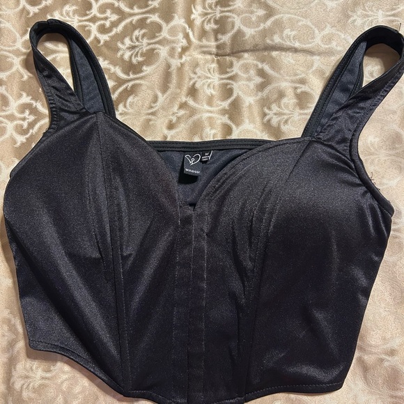 Windsor Tops - Windsor black corset tank
